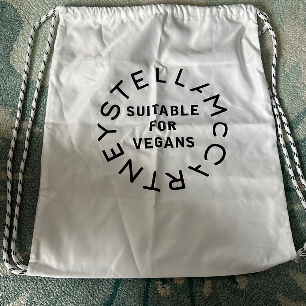 14.5x17.5” Stella McCartney Drawstring bag
